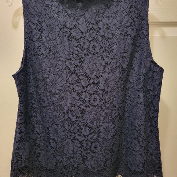 J. Crew lace ruffle-neck top - Picture 4 of 6